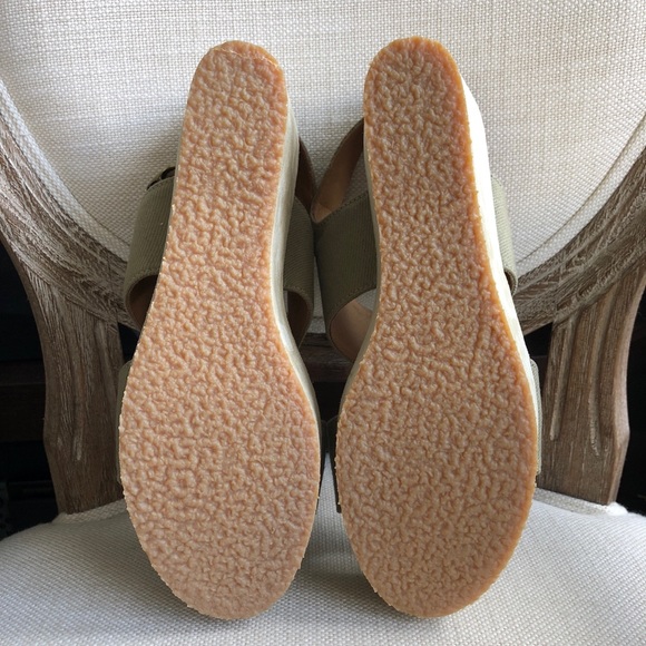 A.P.C. Platform Canvas & Suede Wedges, Size 7.5 - Picture 6 of 8